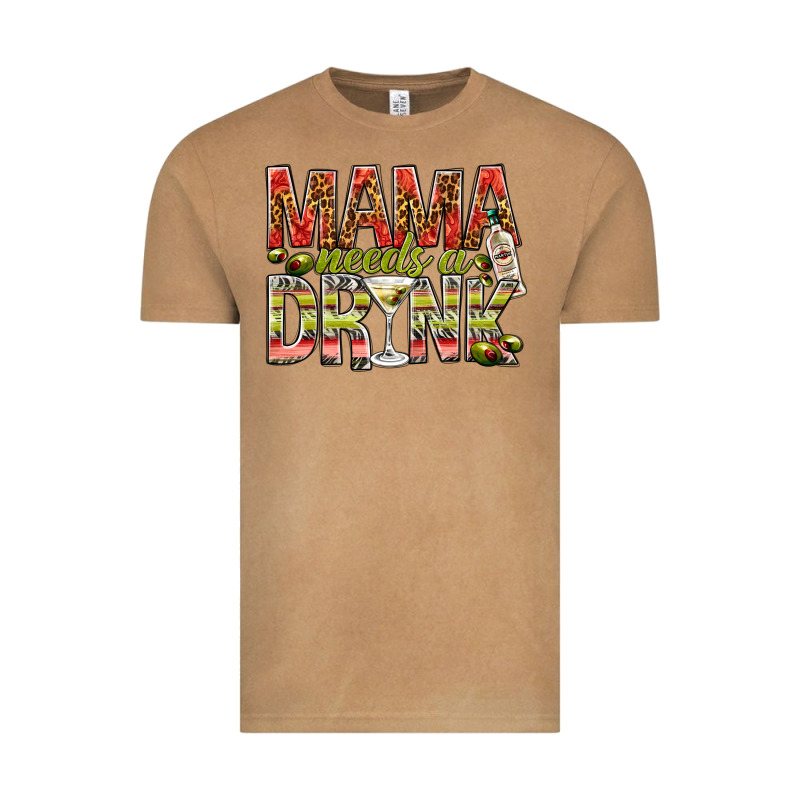 Mama Needs A Drink Mother's Day Vintage Tee by HowdyJamesFarm | Teevron