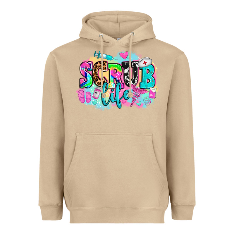 Scrub Life Heavyweight Hoodie by AdoDesignShop | Teevron