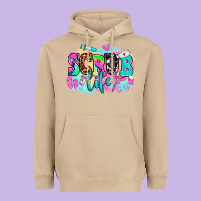 Scrub Life Heavyweight Hoodie Designed By Adodesignshop
