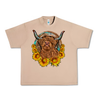 Burro cow sunflower leopard Urban Heavy Tee - OliviaCreatesArt