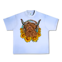 Grape Ice cow sunflower leopard Urban Heavy Tee - OliviaCreatesArt