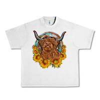Lunar Rock cow sunflower leopard Urban Heavy Tee - OliviaCreatesArt