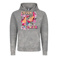 Cloud Rock Crush Breast Cancer Vintage Hoodie - FaDigitalArtStudio
