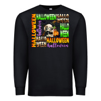 Black halloween Premium Sweatshirt - AdoDesignShop