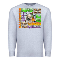 Heather Grey halloween Premium Sweatshirt - AdoDesignShop