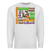 Oatmeal Heather halloween Premium Sweatshirt - AdoDesignShop