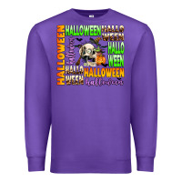 Purple halloween Premium Sweatshirt - AdoDesignShop