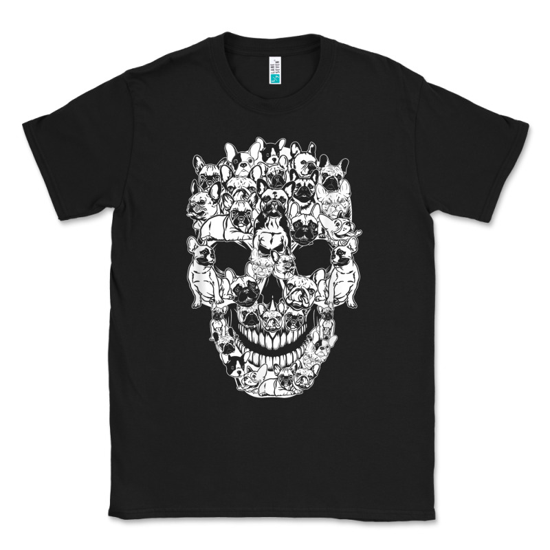 Matching Family French Bulldog Dog Skull Costume Halloween Classic Tee by maiPhamDesign | Teevron