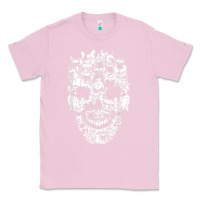 Bubblegum Pink Matching Family French Bulldog Dog Skull Costume Halloween Classic Tee - maiPhamDesign