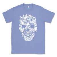 Colony Blue Matching Family French Bulldog Dog Skull Costume Halloween Classic Tee - maiPhamDesign