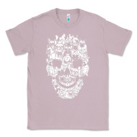 Lilac Matching Family French Bulldog Dog Skull Costume Halloween Classic Tee - maiPhamDesign