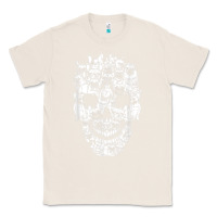 Natural Matching Family French Bulldog Dog Skull Costume Halloween Classic Tee - maiPhamDesign