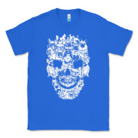 True Royal Matching Family French Bulldog Dog Skull Costume Halloween Classic Tee - maiPhamDesign