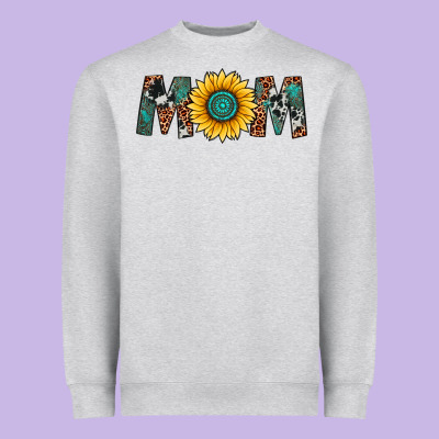 Sunflower Mom Heavyweight Sweatshirt Designed By Artiststas