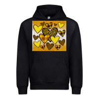 Black yellow hearts Urban Hoodie - JahusDesignShop