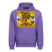Tulip yellow hearts Urban Hoodie - JahusDesignShop