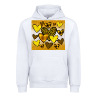 White yellow hearts Urban Hoodie - JahusDesignShop