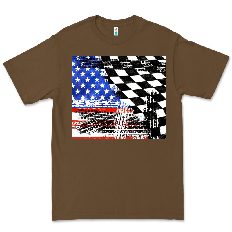 Racing Checkered Flag Tumbler Tbs Premium Tee by TumblerDesignByShophia | Teevron