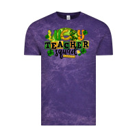 Cloud Purple Lucky Teacher Squad St. Patrick's Day Vintage Tee - CowGirlArtShop