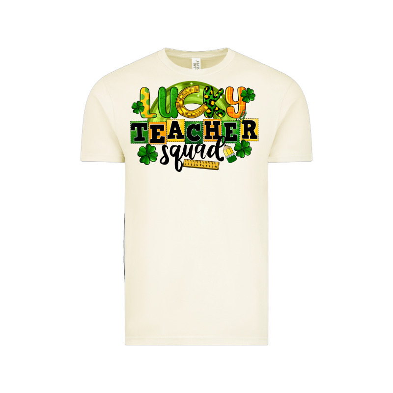 Lucky Teacher Squad St. Patrick's Day Vintage Tee by CowGirlArtShop | Teevron