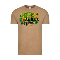 Vintage Coffee Lucky Teacher Squad St. Patrick's Day Vintage Tee - CowGirlArtShop