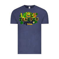 Vintage Denim Lucky Teacher Squad St. Patrick's Day Vintage Tee - CowGirlArtShop