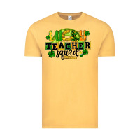Vintage Mustard Lucky Teacher Squad St. Patrick's Day Vintage Tee - CowGirlArtShop
