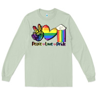 Matcha Peace love Pride Long Sleeve Tee - FaDigitalArtStudio