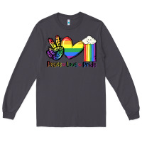 Smoke Peace love Pride Long Sleeve Tee - FaDigitalArtStudio