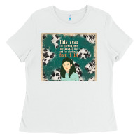 White this year i'm throwing away my bucket list and i'm Ladies Tee - TumblerDesignByShophia