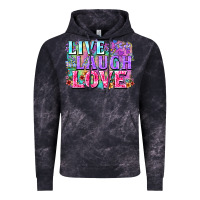 Cloud Black Live laugh love hippie Valentine's Day Vintage Hoodie - FaDigitalArtStudio