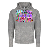 Cloud Rock Live laugh love hippie Valentine's Day Vintage Hoodie - FaDigitalArtStudio