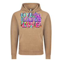 Vintage Coffee Live laugh love hippie Valentine's Day Vintage Hoodie - FaDigitalArtStudio