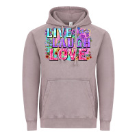 Vintage Zinc Live laugh love hippie Valentine's Day Vintage Hoodie - FaDigitalArtStudio