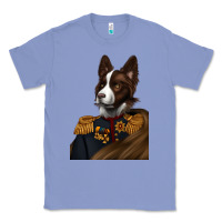 Colony Blue Pet Portraits, Custom Pet Portraits, Renaissance Pet Portraits, Classic Tee - RanaPortraitStore