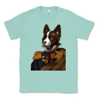 Seafoam Pet Portraits, Custom Pet Portraits, Renaissance Pet Portraits, Classic Tee - RanaPortraitStore