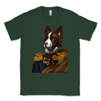 Sports Green Pet Portraits, Custom Pet Portraits, Renaissance Pet Portraits, Classic Tee - RanaPortraitStore