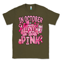 Army Green in october we wear pink american football Classic Tee - RanaPortraitStore