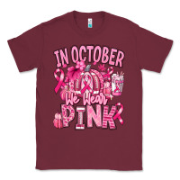 Burgundy in october we wear pink american football Classic Tee - RanaPortraitStore