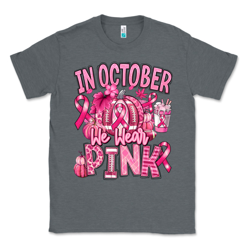 In October We Wear Pink American Football Classic Tee by RanaPortraitStore | Teevron