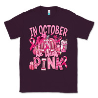 Plum in october we wear pink american football Classic Tee - RanaPortraitStore