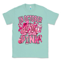 Seafoam in october we wear pink american football Classic Tee - RanaPortraitStore