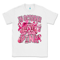 White in october we wear pink american football Classic Tee - RanaPortraitStore