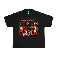 Black somebody's loud mouth baseball mama Urban Heavy Tee - Jasminsmagicworld