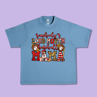 Somebody's Loud Mouth Baseball Mama Urban Heavy Tee Designed By Jasminsmagicworld