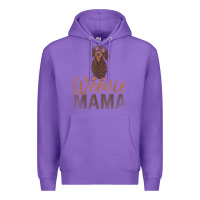 Purple Dog Lover Women Gift Weenie Mama Pet Mom Wiener Dachshund Premium Hoodie - maiPhamDesign