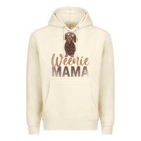 Sandshell Dog Lover Women Gift Weenie Mama Pet Mom Wiener Dachshund Premium Hoodie - maiPhamDesign