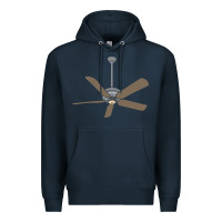 Navy ceiling fan lazy diy halloween costume funny easy t shirt Premium Hoodie - maiPhamDesign