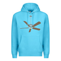 Ocean Blue ceiling fan lazy diy halloween costume funny easy t shirt Premium Hoodie - maiPhamDesign