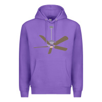 Purple ceiling fan lazy diy halloween costume funny easy t shirt Premium Hoodie - maiPhamDesign